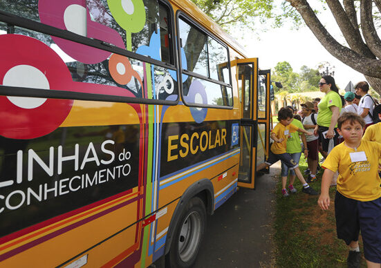 Linhas do Conhecimento leva estudantes para o Festival da Palavra de Curitiba.
Foto: Daniel Castellano/SMCS