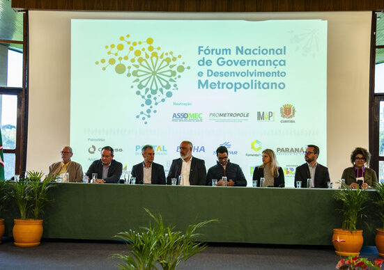 Curitiba sedia o 1º Fórum Nacional de Governança e Desenvolvimento Metropolitano.
Curitiba, 25/06/2024.
Foto: Levy Ferreira/SMCS