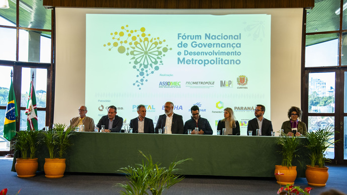 Curitiba sedia o 1º Fórum Nacional de Governança e Desenvolvimento Metropolitano.
Curitiba, 25/06/2024.
Foto: Levy Ferreira/SMCS