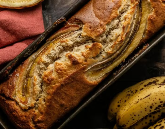 Bolo de casca de banana